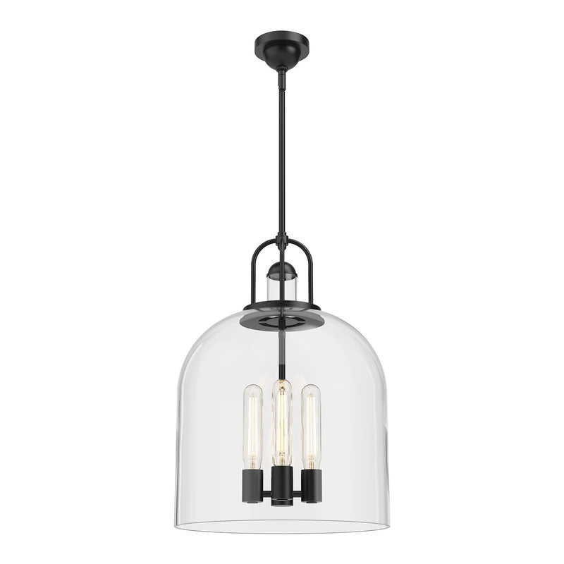 Alora PD461104MB Four Light Pendant, Matte Black