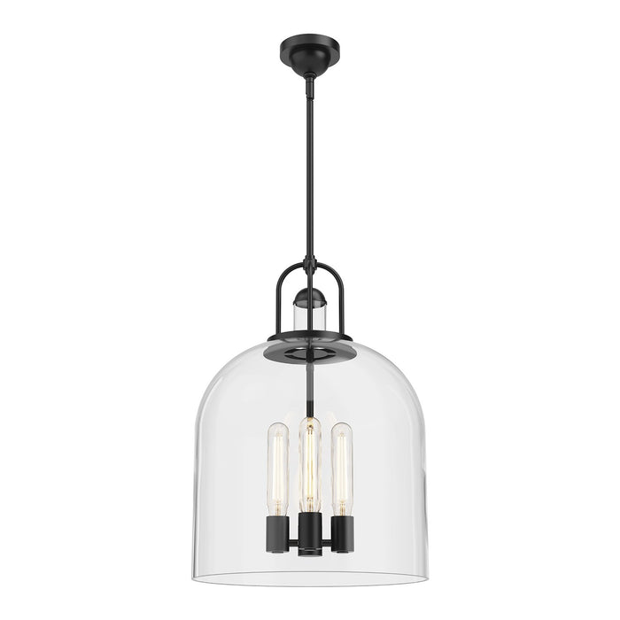 Alora PD461104MB Four Light Pendant, Matte Black