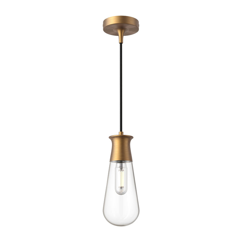 Alora PD464001AG One Light Pendant, Aged Gold