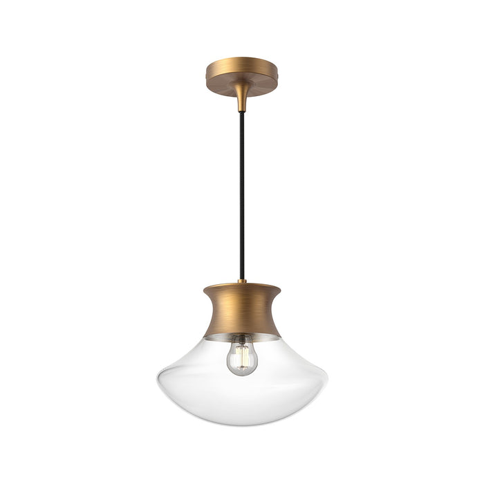 Alora PD464012AG One Light Pendant, Aged Gold