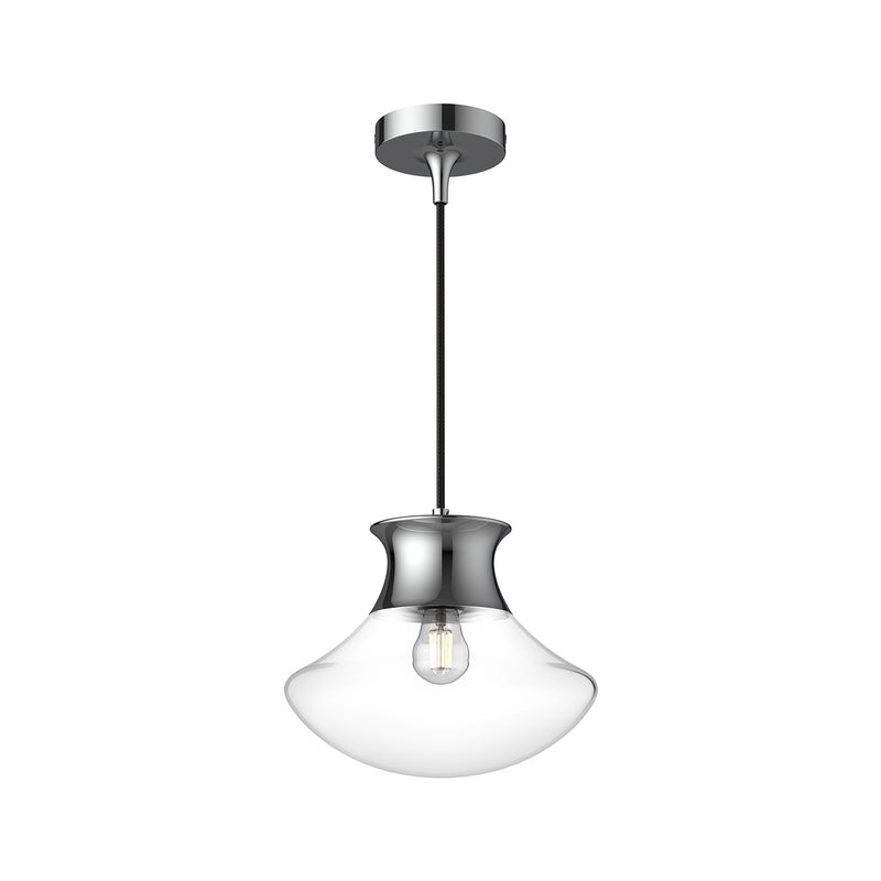 Alora PD464012CH One Light Pendant, Chrome