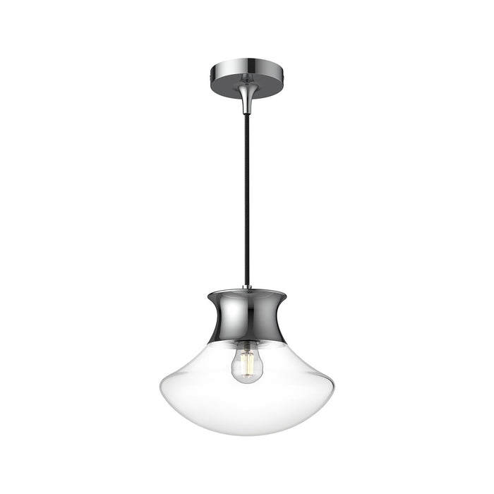 Alora PD464012CH One Light Pendant, Chrome