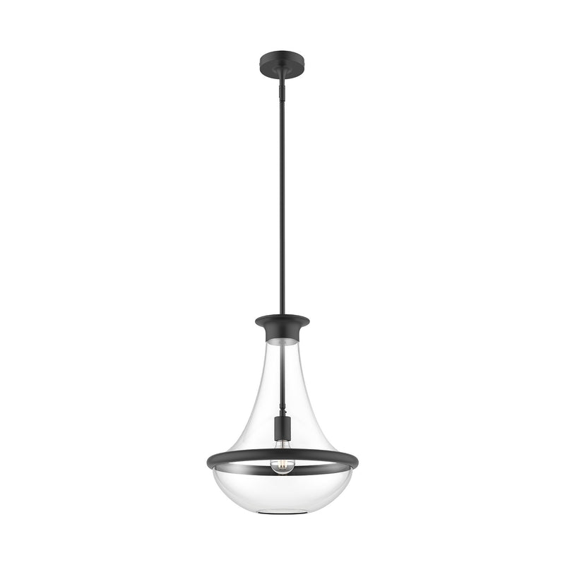 Alora PD464014MB One Light Pendant, Matte Black