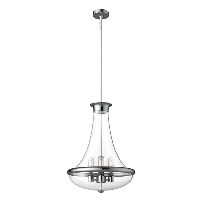 Alora PD464018CH Four Light Pendant, Chrome