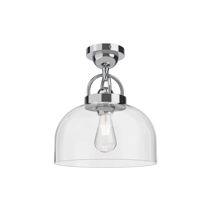 Alora SF461101CH One Light Semi-Flush Mount, Chrome