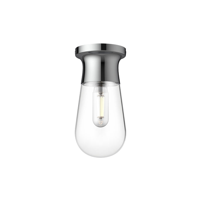 Alora SF464001CH One Light Semi-Flush Mount, Chrome