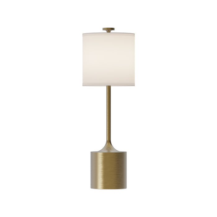 Alora TL418726BGIL One Light Table Lamp, Brushed Gold/Ivory Linen