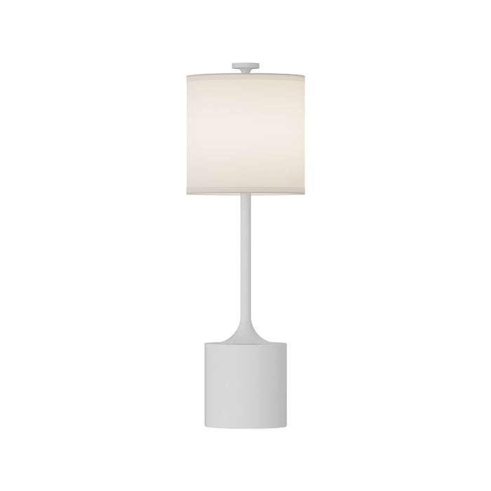 Alora TL418726WHIL One Light Table Lamp, White/Ivory Linen