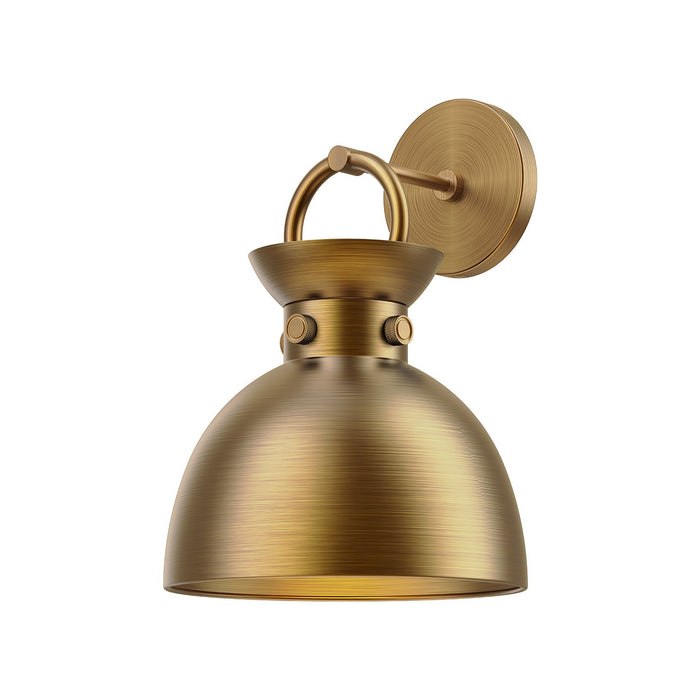 Alora WV411309AG One Light Wall Sconce, Aged Gold