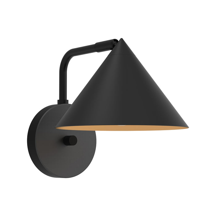 Alora WV485007MB One Light Wall Sconce, Matte Black