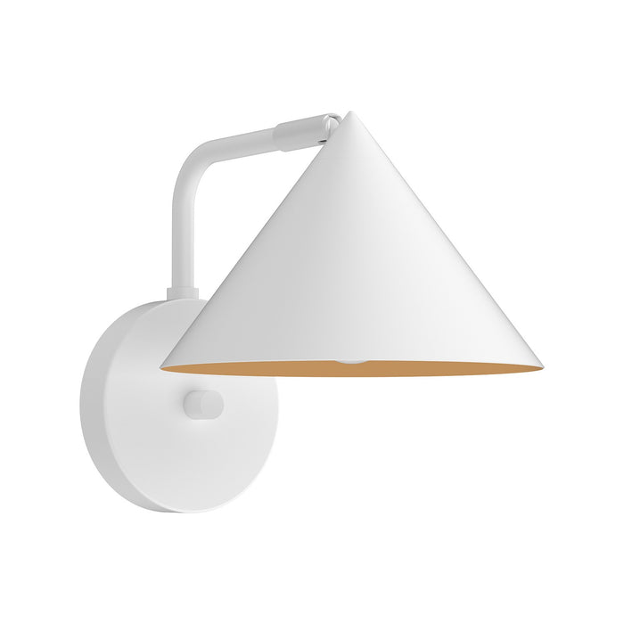 Alora WV485007WH One Light Wall Sconce, White