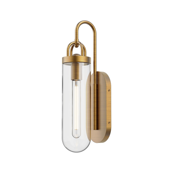 Alora WV461101AG One Light Wall Sconce, Aged Gold
