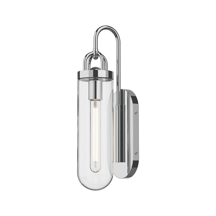Alora WV461101CH One Light Wall Sconce, Chrome