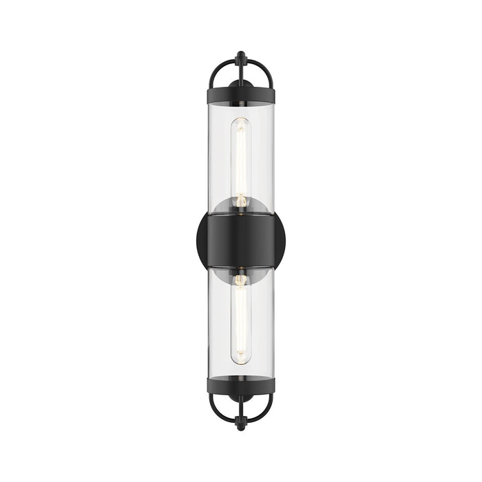 Alora WV461102MB Two Light Wall Sconce, Matte Black