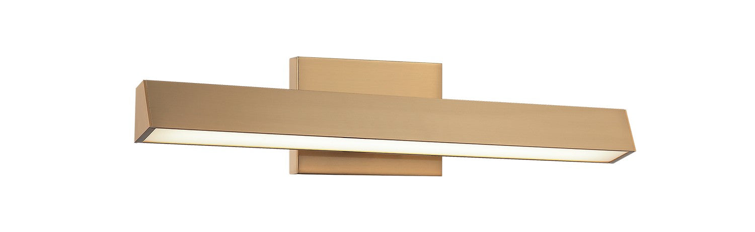 Matteo Lighting W64918AG LED Vanity, Aged Gold Brass