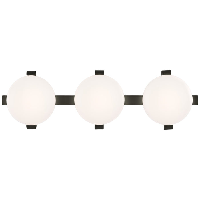 Visual Comfort Signature CD 2015GM-WG LED Bath, Gun Metal