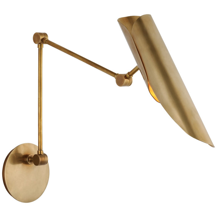 Visual Comfort Signature CD 2020SB LED Wall Sconce, Soft Brass