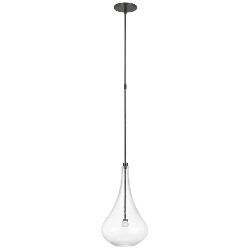 Visual Comfort Signature CD 5027GM-CG LED Pendant, Gun Metal