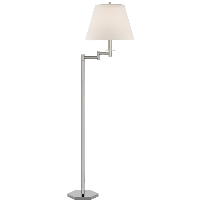 Visual Comfort Signature PCD 1002PN-L LED Floor Lamp, Polished Nickel