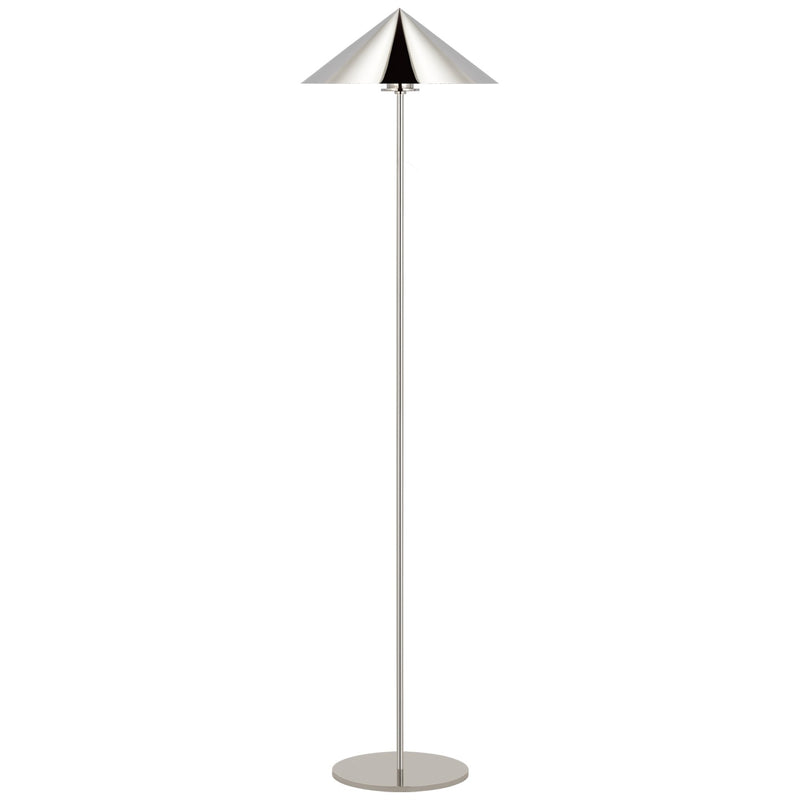 Visual Comfort Signature PCD 1200PN LED Floor Lamp, Polished Nickel