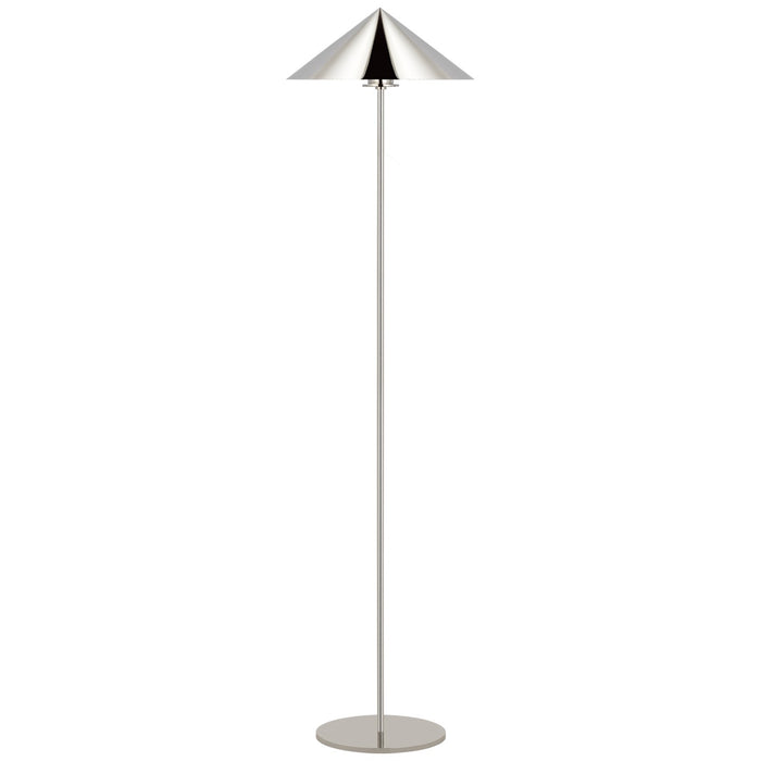 Visual Comfort Signature PCD 1200PN LED Floor Lamp, Polished Nickel