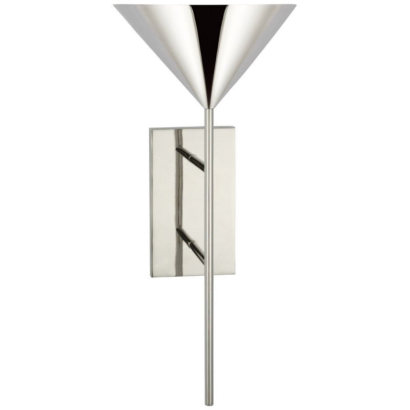 Visual Comfort Signature PCD 2202PN LED Wall Sconce, Polished Nickel