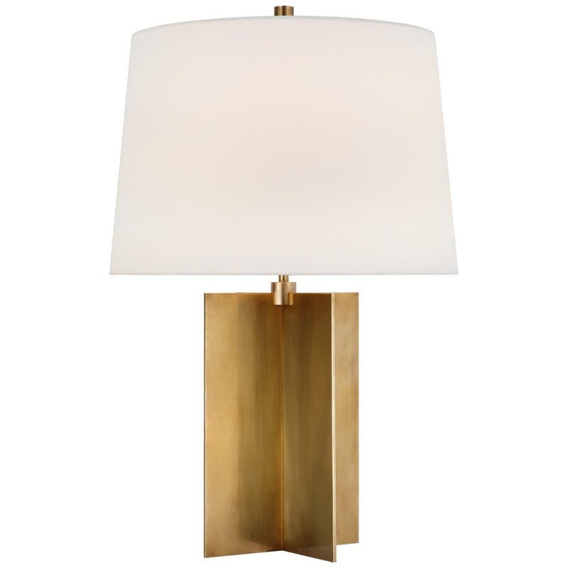Visual Comfort Signature PCD 3005HAB-L LED Table Lamp, Hand-Rubbed Antique Brass