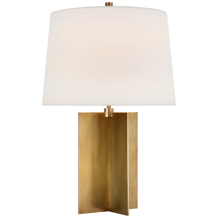 Visual Comfort Signature PCD 3005HAB-L LED Table Lamp, Hand-Rubbed Antique Brass