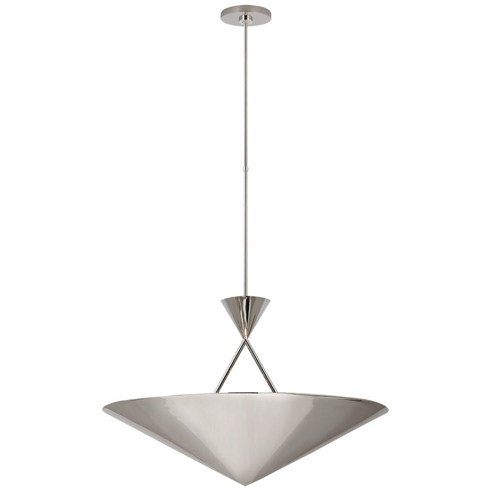 Visual Comfort Signature PCD 5210PN LED Chandelier, Polished Nickel
