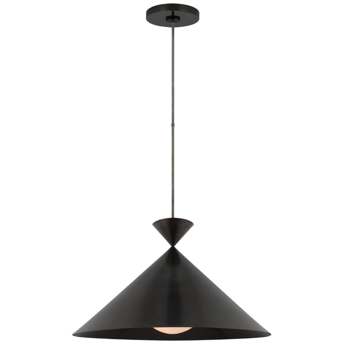 Visual Comfort Signature PCD 5220BZ-WG LED Pendant, Bronze