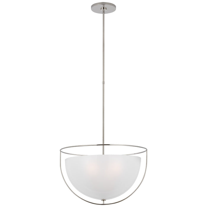 Visual Comfort Signature PCD 5050PN-FG LED Pendant, Polished Nickel