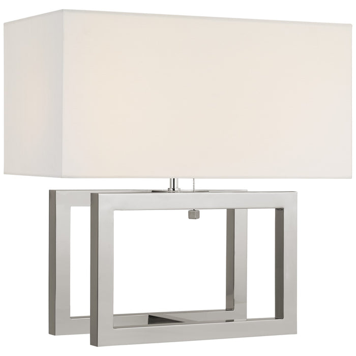 Visual Comfort Signature PCD 3012PN-L LED Table Lamp, Polished Nickel