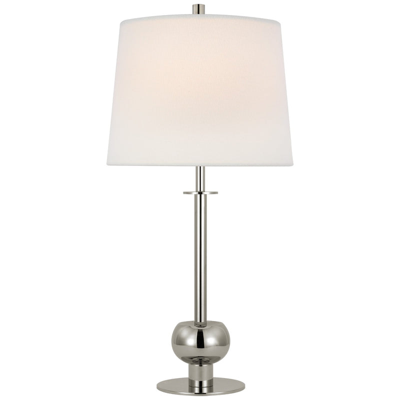 Visual Comfort Signature PCD 3100PN-L LED Table Lamp, Polished Nickel