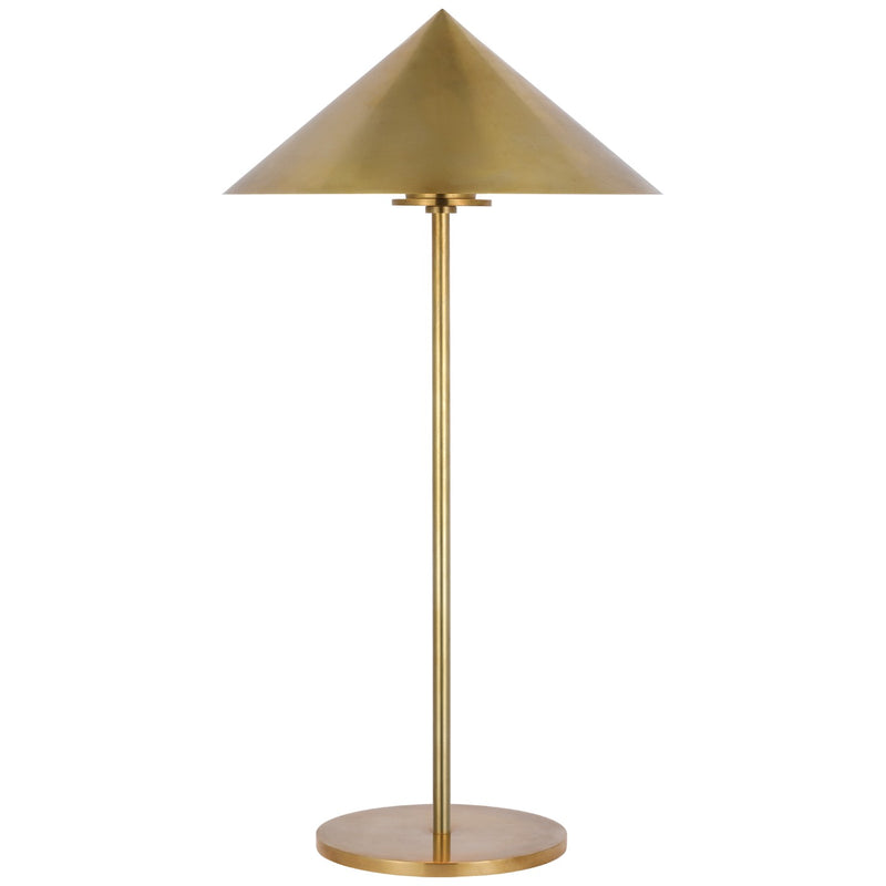 Visual Comfort Signature PCD 3200HAB LED Table Lamp, Hand-Rubbed Antique Brass