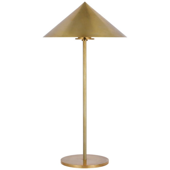 Visual Comfort Signature PCD 3200HAB LED Table Lamp, Hand-Rubbed Antique Brass