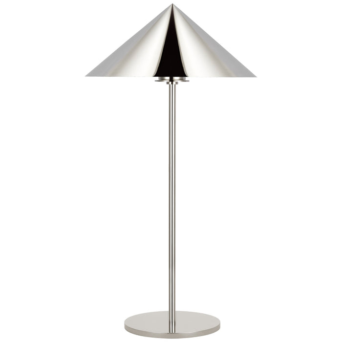 Visual Comfort Signature PCD 3200PN LED Table Lamp, Polished Nickel