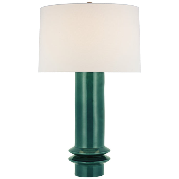 Visual Comfort Signature PCD 3603EGC-L LED Table Lamp, Emerald Crackle