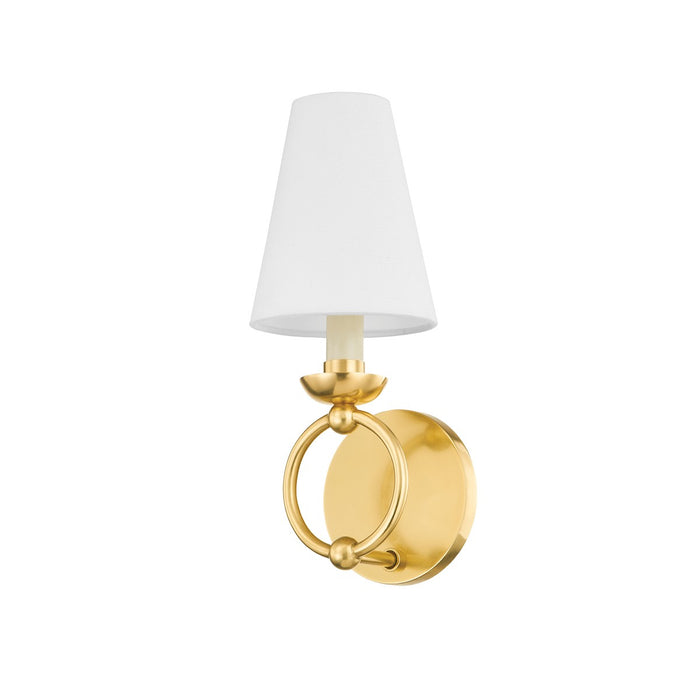 Mitzi H757101-AGB One Light Wall Sconce, Aged Brass