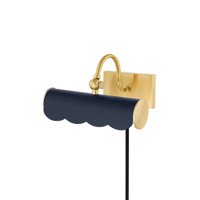 Mitzi HL762101S-AGB/SNY One Light Picture Light, Aged Brass