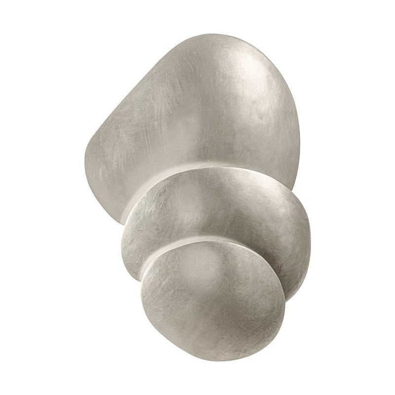 Corbett Lighting 339-03-WSL Four Light Wall Sconce, Warm Silver Leaf