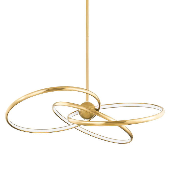 Corbett Lighting 341-42-VB LED Chandelier, Vintage Brass