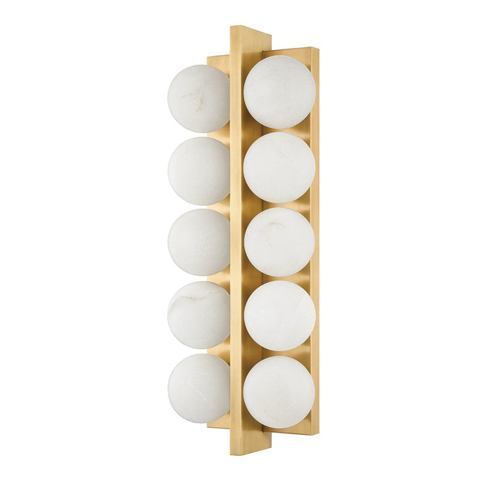Corbett Lighting 357-10-VB LED Wall Sconce, Vintage Brass