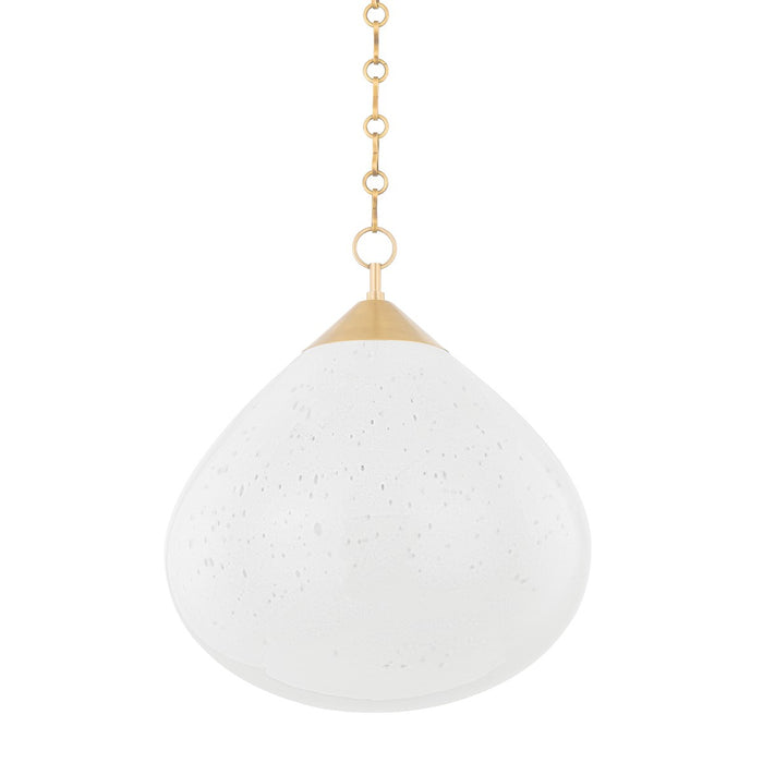 Corbett Lighting 362-18-VB One Light Pendant, Vintage Brass