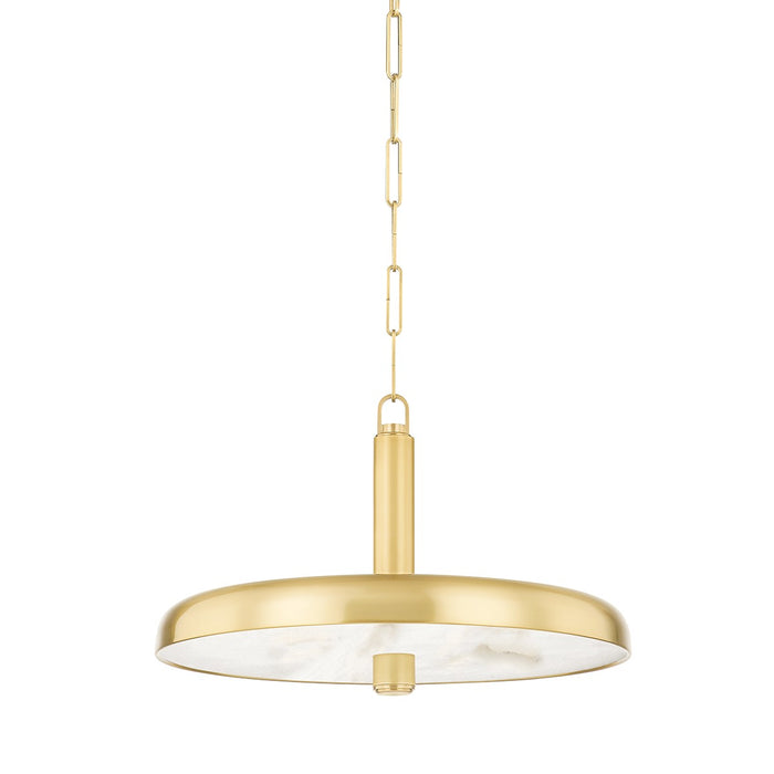 Hudson Valley 3820-AGB LED Pendant, Aged Brass