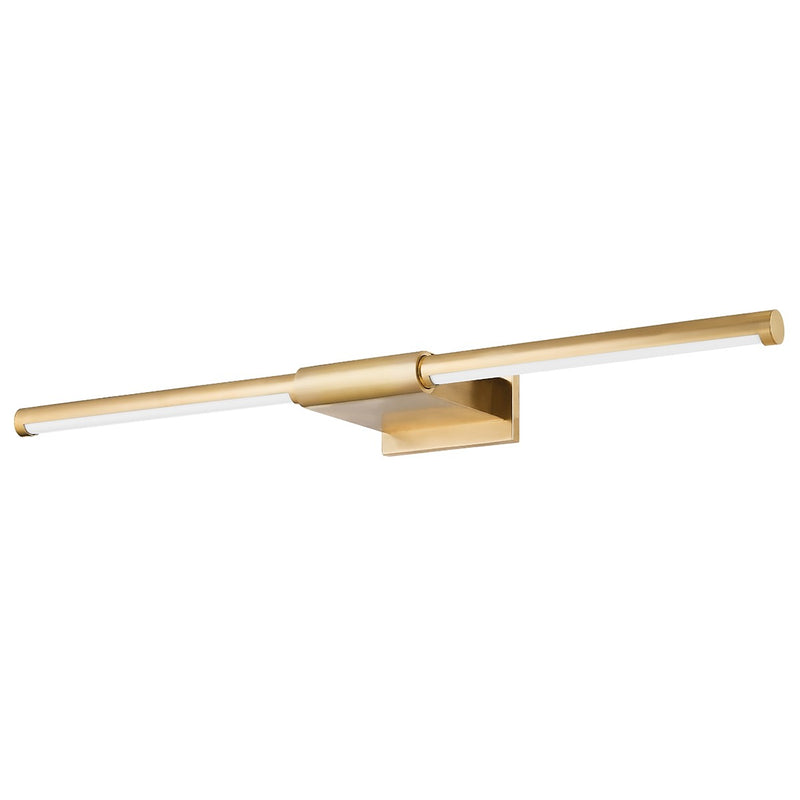 Hudson Valley 4930-AGB LED Picture Light, Aged Brass