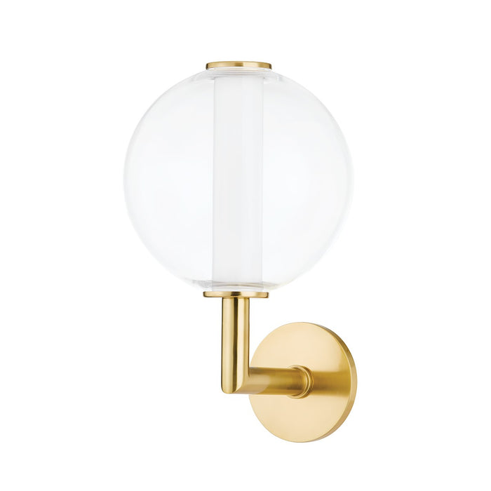 Hudson Valley 5209-AGB LED Wall Sconce, Aged Brass