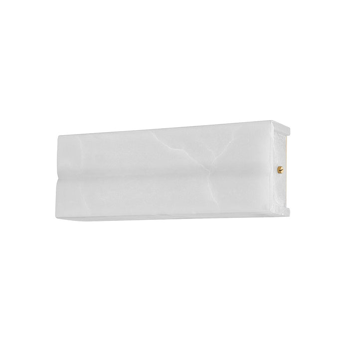 Hudson Valley 6414-AGB LED Wall Sconce, Aged Brass