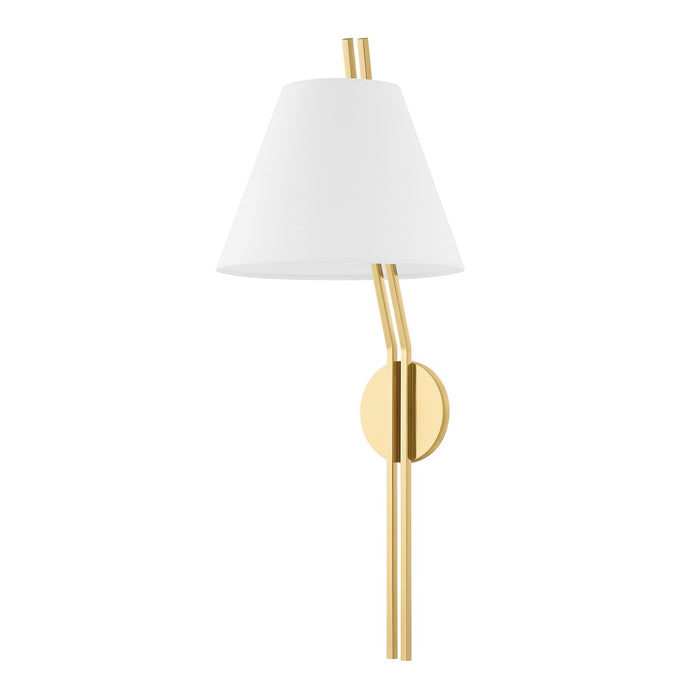 Hudson Valley 6511-AGB One Light Wall Sconce, Aged Brass