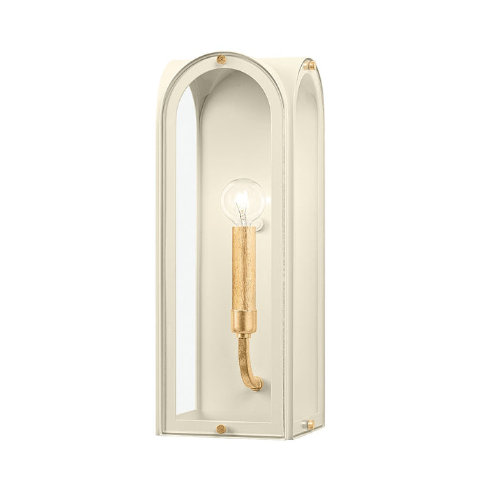 Hudson Valley 6606-VGL/SSD One Light Wall Sconce, Vintage Gold Leaf/Soft Sand