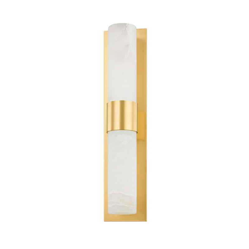 Hudson Valley 8921-AGB Two Light Wall Sconce, Aged Brass